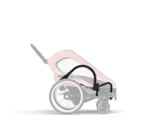 Cybex Zeno Bike Light Pink Спортивная коляска для бега Лыж - Велосипедный прицеп 4in1