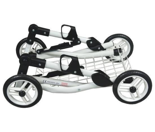 Adbor Lily Wózek dla Lalek Szary Jednorożce Lc-24