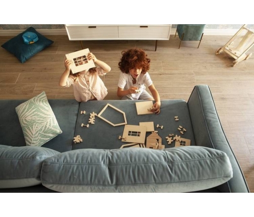 Babai Drewniana Zabawka Domek Dla Lalek z Magnes Rozmiar L Naturalny