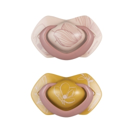Canpol Babies Silikonowy Smoczek Symetryczny Light Touch Gold 18msc 2 szt 22/666_pin Canpol Babies Silikonowy Smoczek Symetryczny Light Touch Gold 18msc 2 szt 22/666_pin