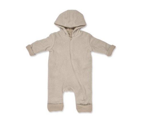 Albero Mio Kombinezon Polarowy z Kapturem Rozmiar 62/68 Beżowy J002