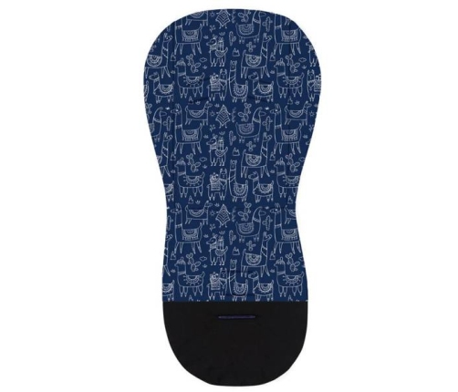 Petite&Mars Foamy Dwustronna Wkładka do Wózka Blue Lama
