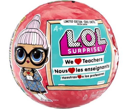 LOL Surprise MGA Cares Proper Teacher 7+ Surprises Pārsteiguma lelle