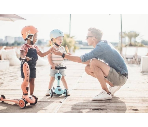 Scootandride Highwaykick 1 Jeździk i Hulajnoga 2w1 1-5 Lat Blueberry + Canpol Babies Termoopakowanie