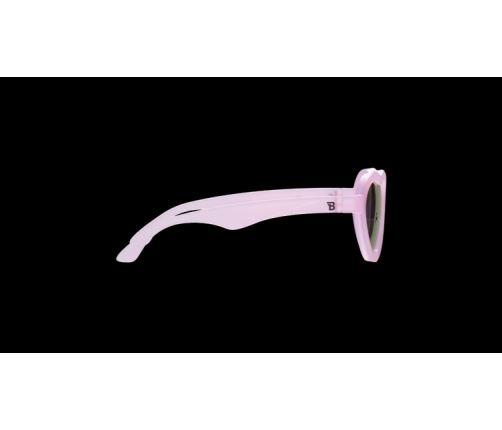 Babiators Heart Frosted Pink Polaryzacja P-HRT503-S Rozmiar 0-2+ Purple Mirrored Lens