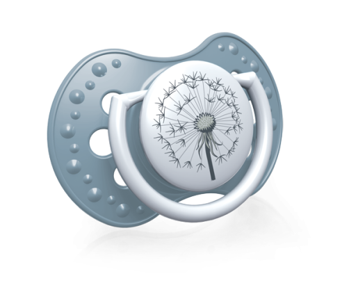 Lovi Dynamiczny Smoczek Uspokajający Silikonowy 0-3m 2szt. 22/869 Botanic Boy