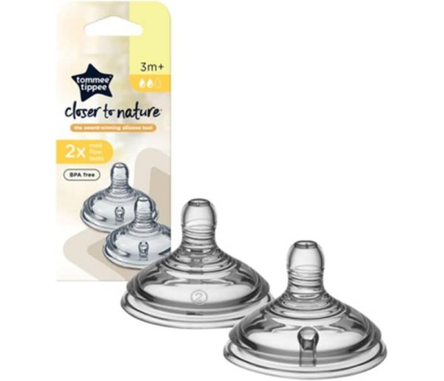 Tommee Tippe Zestaw 2 smoczków VARI FLOW CTN