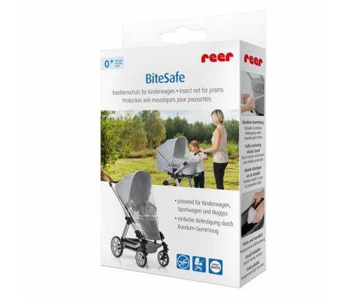 Reer Moskitiera do Wózka, Gondoli, Spacerówki 3w1 Biała