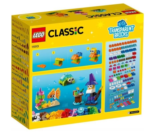 LEGO Classic 11013 Kreatywne Przezroczyste Klocki