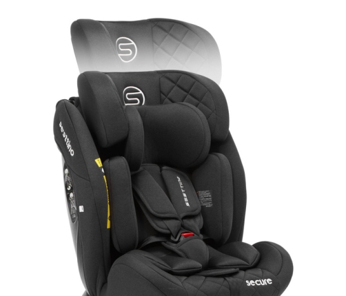 Sesttino SecurePro Fotelik Samochodowy Black 0-36 kg