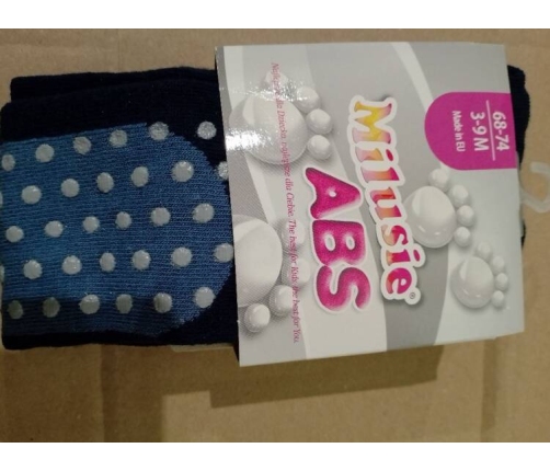 Milusie Rajstopy Dziecięce Do Raczkowania Z Abs Rozmiar 68-74