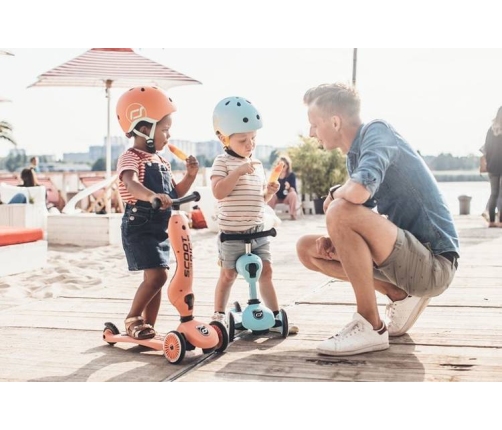 Scootandride Highwaykick 1 Jeździk i Hulajnoga 2w1 1-5 Lat Blueberry + Canpol Babies Termoopakowanie