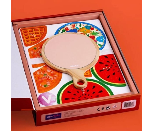 MierEdu Yummy Food ME338 Układanka Matematyczna Do nauki Ułamków