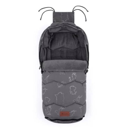 Спальный мешок Petite&Mars Warmy 4in1 Silvered Grey