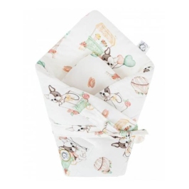 Bonjour Cherie Bambusowy Rożek dla Niemowlaka 74x74cm Paris