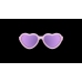 Babiators Heart Frosted Pink Polaryzacja P-HRT503-S Rozmiar 0-2+ Purple Mirrored Lens