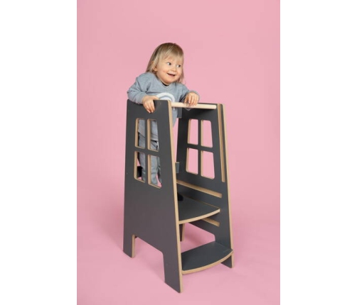 Tupti.wood Kitchen Helper Extra Safe Pomocnik Kuchenny Szary