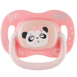 Canpol Babies Smoczek Silikonowy Symetryczny 6-18m Exotic Panda 34/921_pand