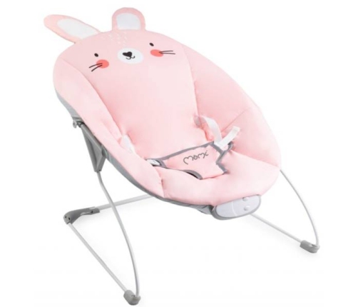 MoMi Glossy Leżaczek Króliczek