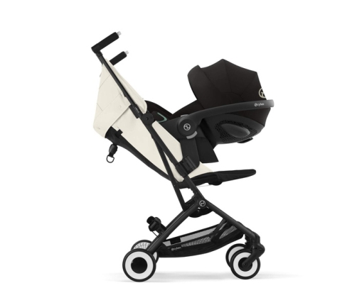 Cybex Libelle 2025 Canvas White Прогулочная коляска + Cybex барьер