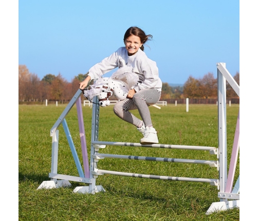 Hoppihorse Koń na Kiju Hobby Horse A4 Biały 64cm