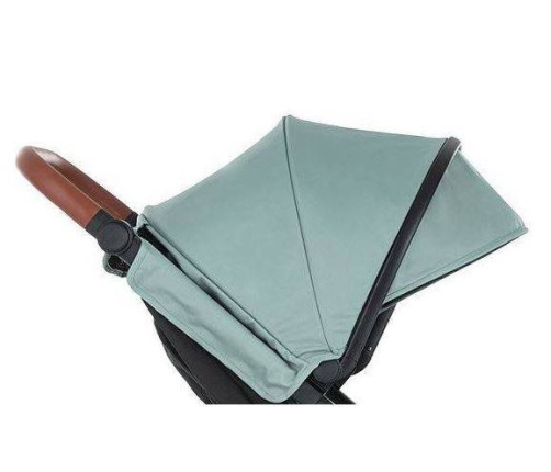 Petite&Mars Street + RWS Stelaż Wózka Spacerowego Oak + Budka Iron Grey