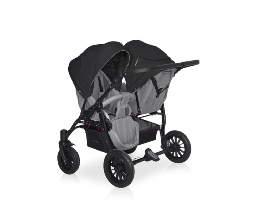 Riko Basic Saxo 05 Grey Fox Dvīņu rati 3in1