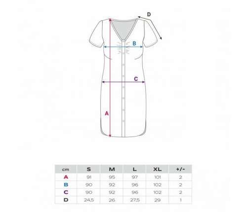 Eevi Mary Koszula Ciążowa Bordowa w Serca Rozmiar M