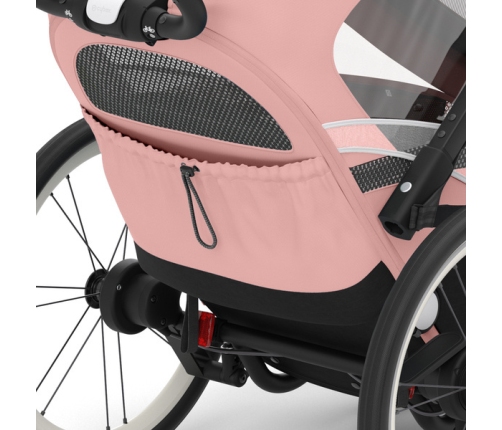 Cybex Zeno Bike Light Pink Спортивная коляска для бега Лыж - Велосипедный прицеп 4in1