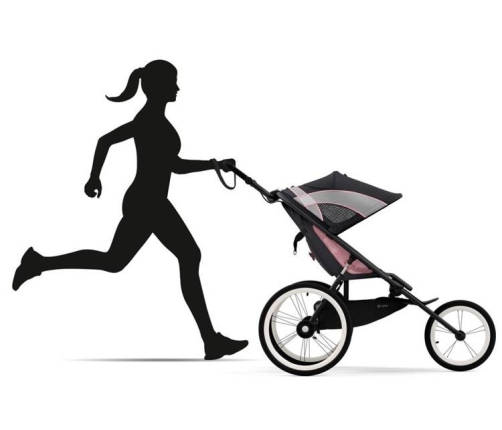 Cybex Avi Wózek Spacerowy Do Biegania Cybex Sports Powder Pink by Anna Lewandowska 2023