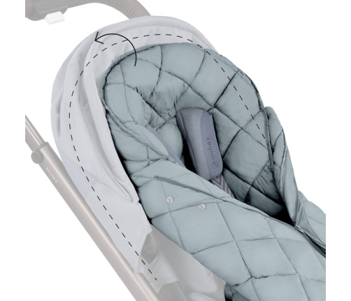 Cybex Snogga 2 Sky Blue Bērnu ratu guļammaiss