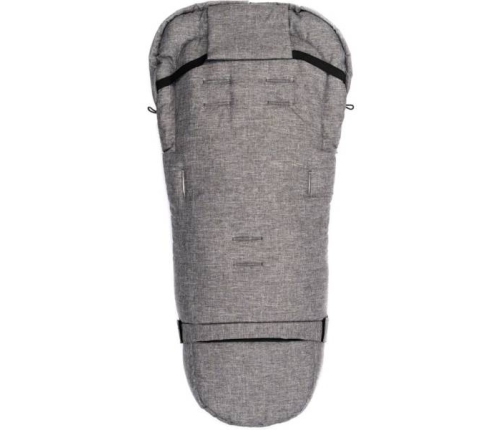 Zaffiro iGrow Śpiworek Do Wózka Wełna Melanż Szary