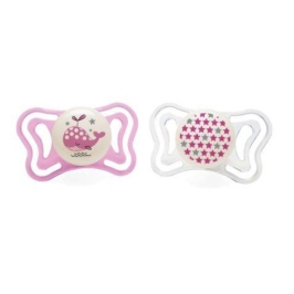 Chicco PhysioForma Light Smoczek Uspokajający Silikonowy Lumi 2szt. 2-6m Chicco PhysioForma Light Smoczek Uspokajający Silikonowy Lumi 2szt. 2-6m