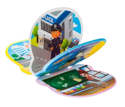 Bocioland Miękka Książeczka Edukacyjna z Piszczkiem Zawody BL014