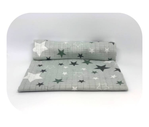 Ega Pielucha Tetrowa 70x80cm 0597 Gwiazdki na Szarym Tle