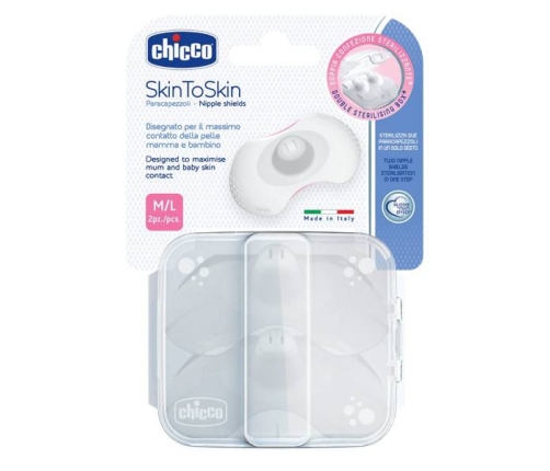 Chicco Osłonki Silikonowe Duże 2 Szt (M-l)