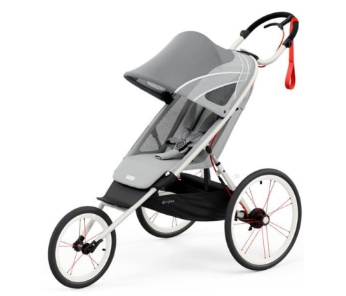 Cybex Avi Sport Collection Silver Pink Sporta Ratiņi
