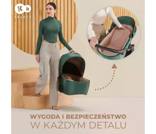 Kinderkraft Prime 2 Shadow Grey Детская коляска 2в1