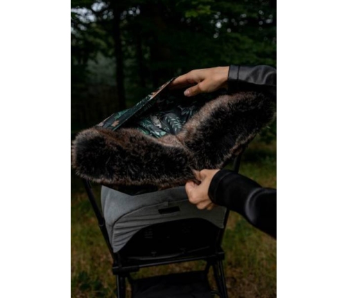 Makaszka Mufka do Wózka Glamour Green