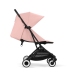 Cybex Orfeo Candy Pink 2025 Pastaigu rati + Cybex aizsargbarjera