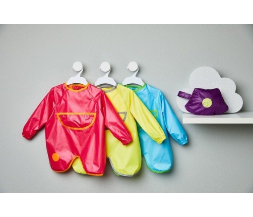 B.Box Fartuszek-śliniaczek wodoodporny z rękawami Passion Splash