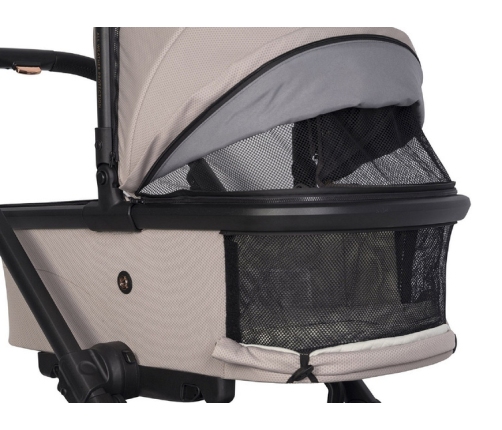 Cavoe Avec 2024 Wózek Głęboko-Spacerowy Bliźniaczy 2w1 Taupe