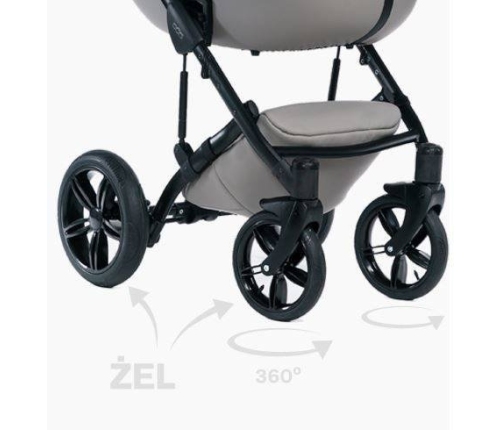 Dada Prams Max 500 Natural Beige Bērnu rati 2in1