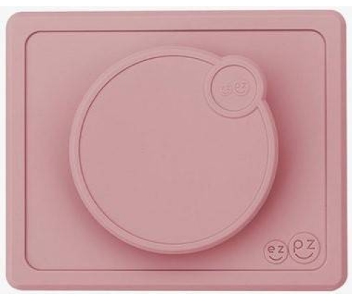 EZPZ Silikonowa Pokrywka Do Miseczki Mini Bowl Pastelowy Róż