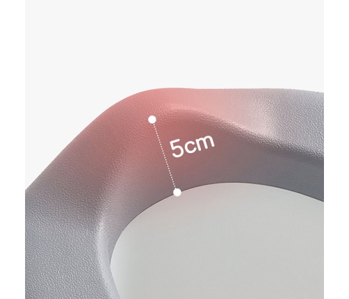 Ines&John Nocnik Dziecięcy Premium White / Grey / Silver