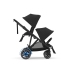 Cybex E-Gazelle S Moon Black Коляска для двойняшек