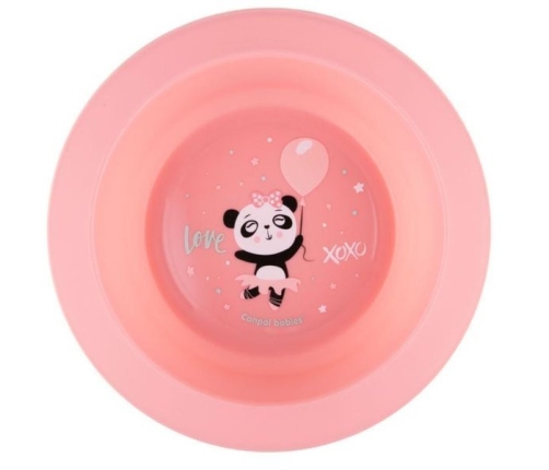 Canpol Babies Zestaw Naczyń Exotic Animals 56/523 Pink