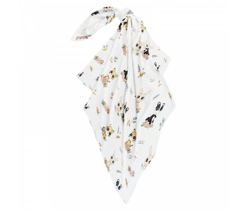 Bonjour Cherie Bambusowy Otulacz Mały 70x70cm Słodziaki