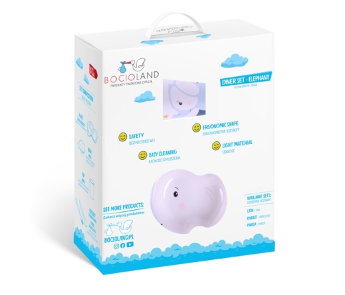 Bocioland Zestaw Naczyń 5 Elementów Słoń