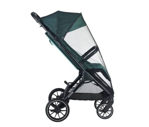 Easywalker Jackey XL Samoskładający się Wózek Spacerowy z Kołami XL Shadow Black